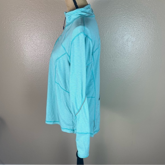 Light Blue Sweatshirt Sportswear Women Outdoor Track Jacket XL Outdoor Athletic - Picture 5 of 10